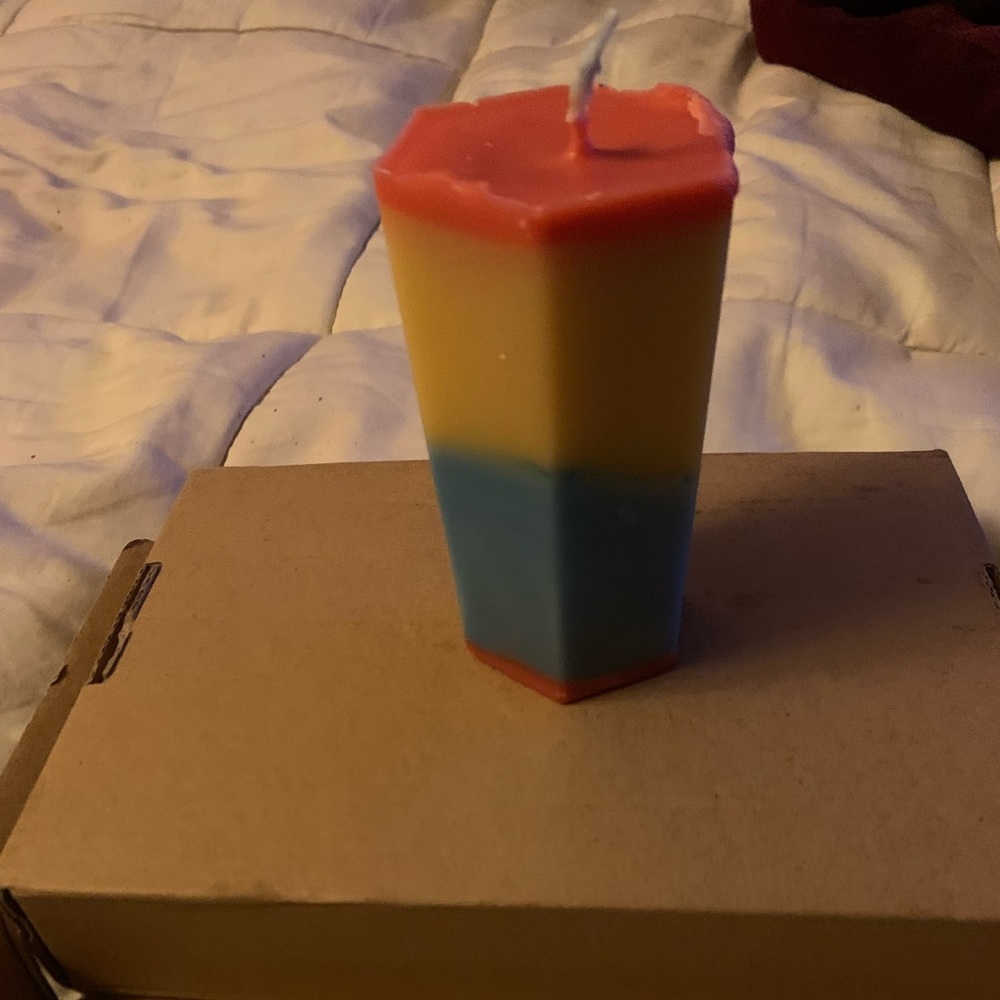 Homemade scented candle